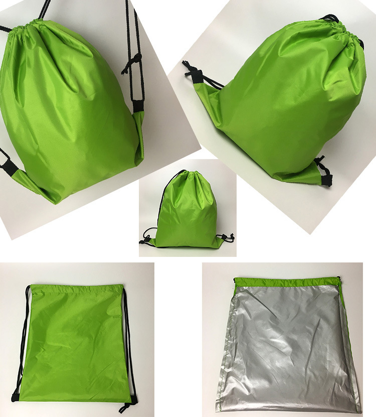 Fashion Nylon Drawstring Backpacks Bags with Logo