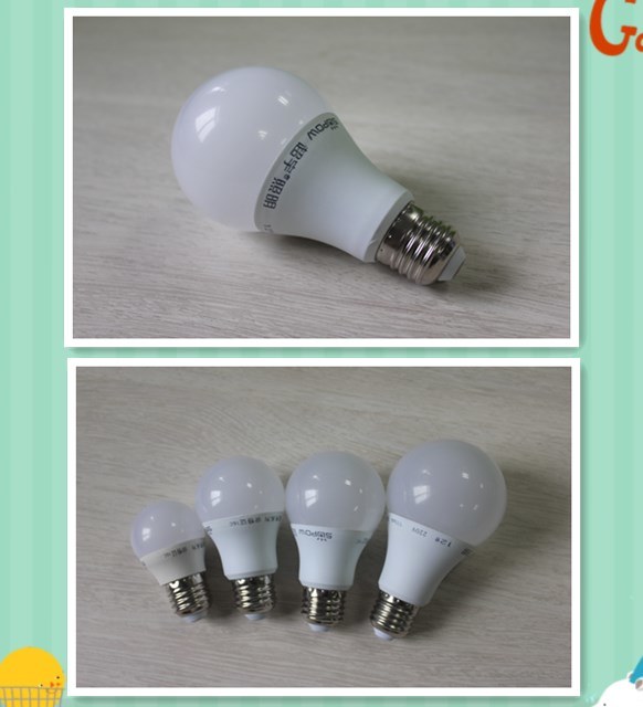 High Quality 3W 5W 7W 9W 12W PC Globle LED Light Bulb