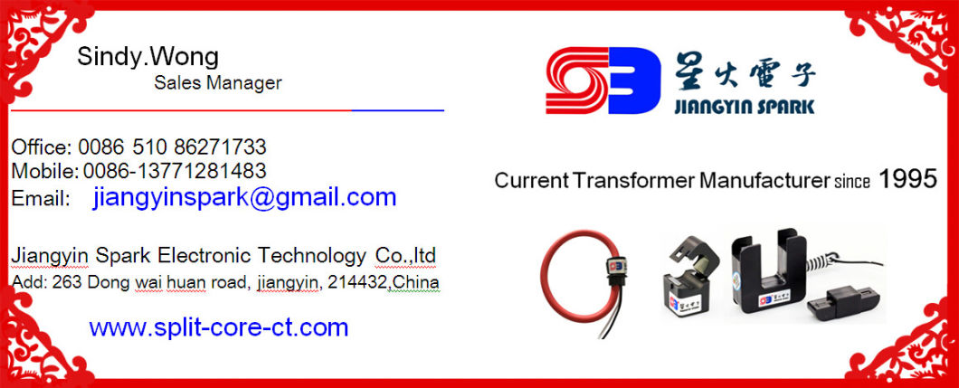 UL Ce RoHS Xh-Sct Split Core Current Transformer Manufacturer