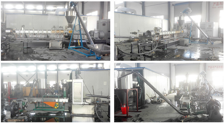 PP PE PLA Biodegradable Plastic Starch Twin Screw Granulation Machine