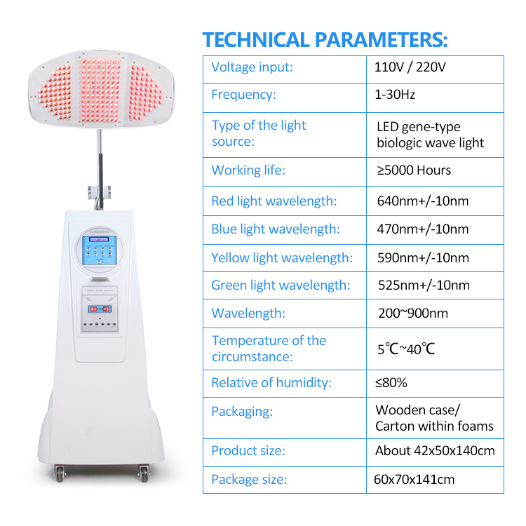 Professional Beauty Salon Use PDT Photon LED Light Therapy Machine