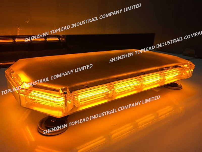 12-30V 80W Yellow COB Emergency Lightbar Warning Flashing and Rotating Lamp