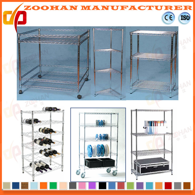 3 Shelving Chrome Kitchen or Baked Wire Shelving Rack (Zhw8)