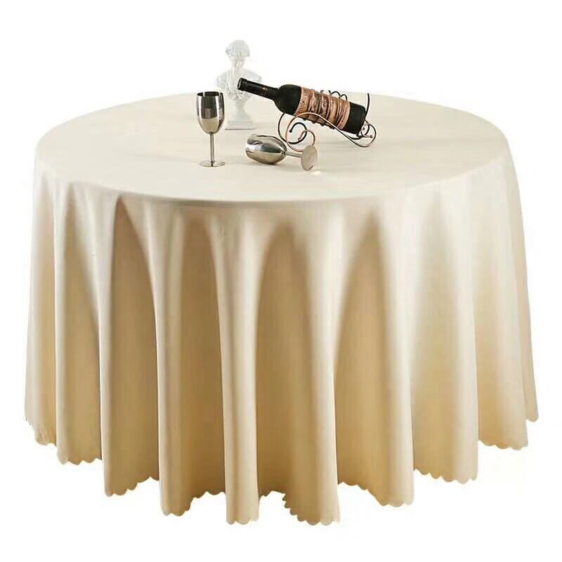 Artistic Pure Color Fabric Cloth Cover for Dining Table for Living Room/Restaurant/Hotel Banquet Hall