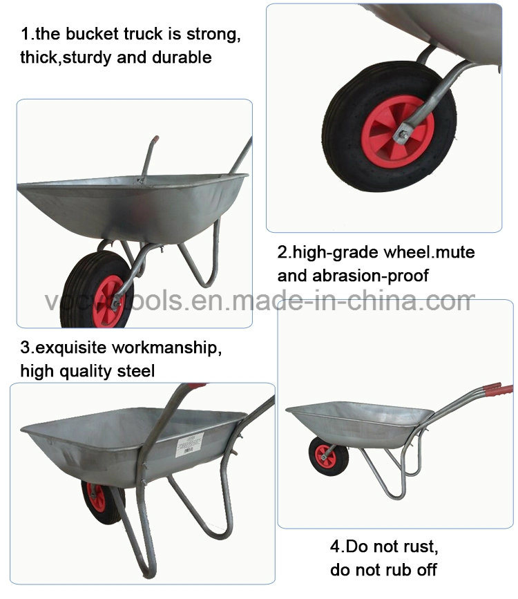 Construction Function Metal Garden Wheelbarrow