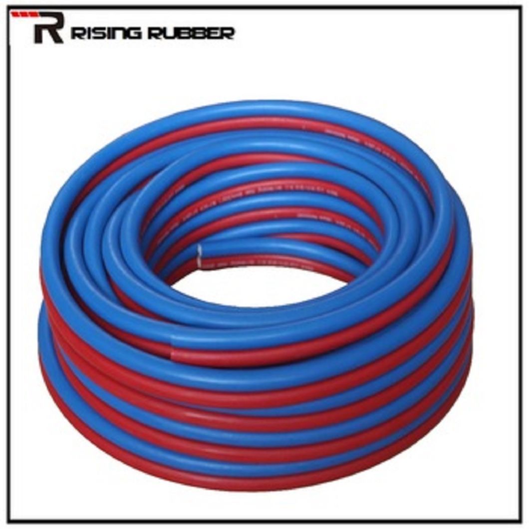 Flexible Textile Braided Twin Welding Rubber Tube