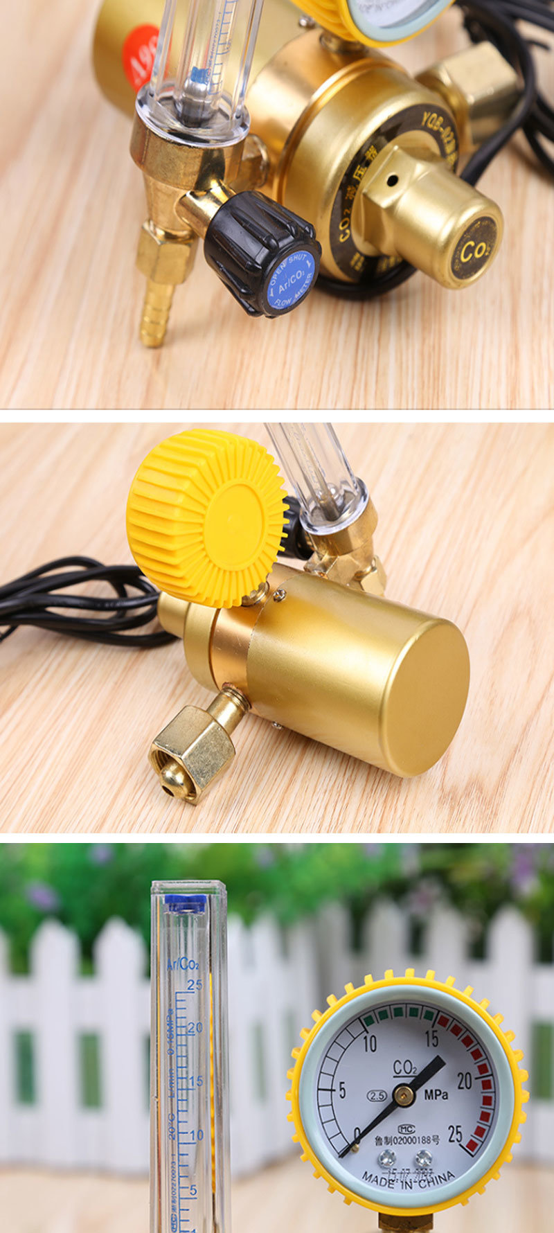 Carbon Dioxide Pressure Reducer Gas Cylinder Regulator