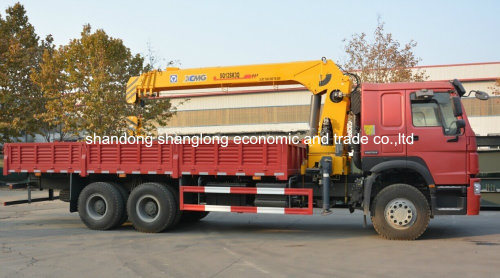 Sq8sk3q Truck Mounted Telescopic Crane 8ton Loading Crane