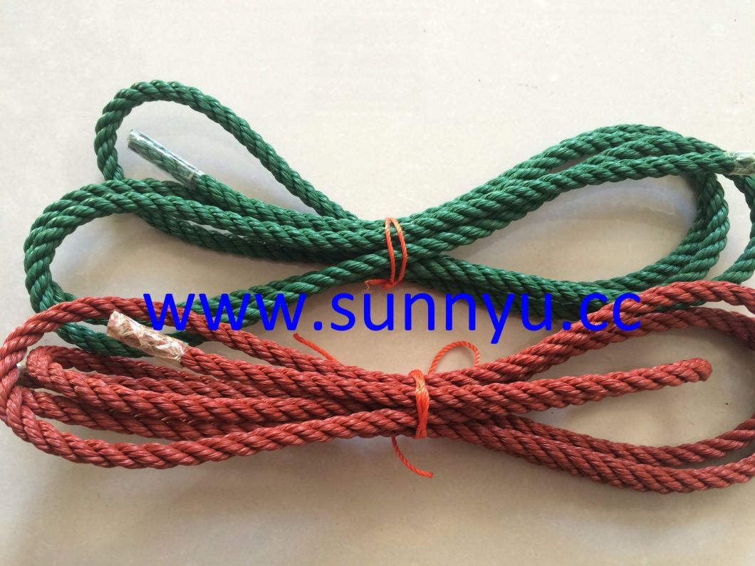 Professional Factory 3 Strands Strong Nylon Packing Twisted Rope