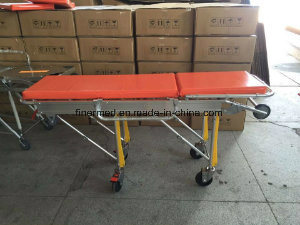 Medical Hospital Adjustable Folding Aluminum Alloy Emergency Scoop Stretcher