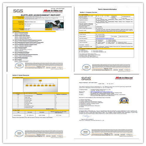 CNC Machinery Spare Parts with Handware Stainless Steel