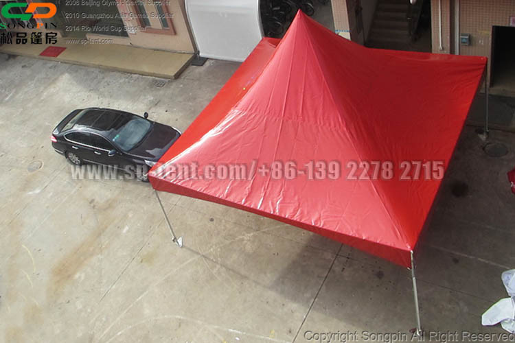 6X6m Red Outdoor Big Pop up Party Tent for Events in Hot Sale