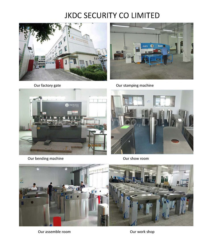 Security Swing Entrance Barrier Gate with Access Control System Turnstiles