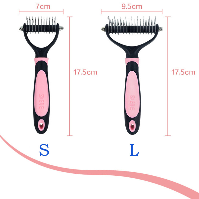 Pet Double-Sided Cleaning Massage Hair Removal Comb