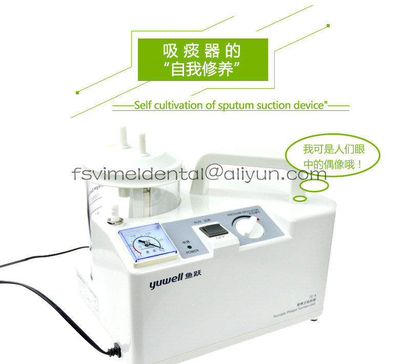 Medical Portable Phlegm Suction Unit with Oil Free Pump Home