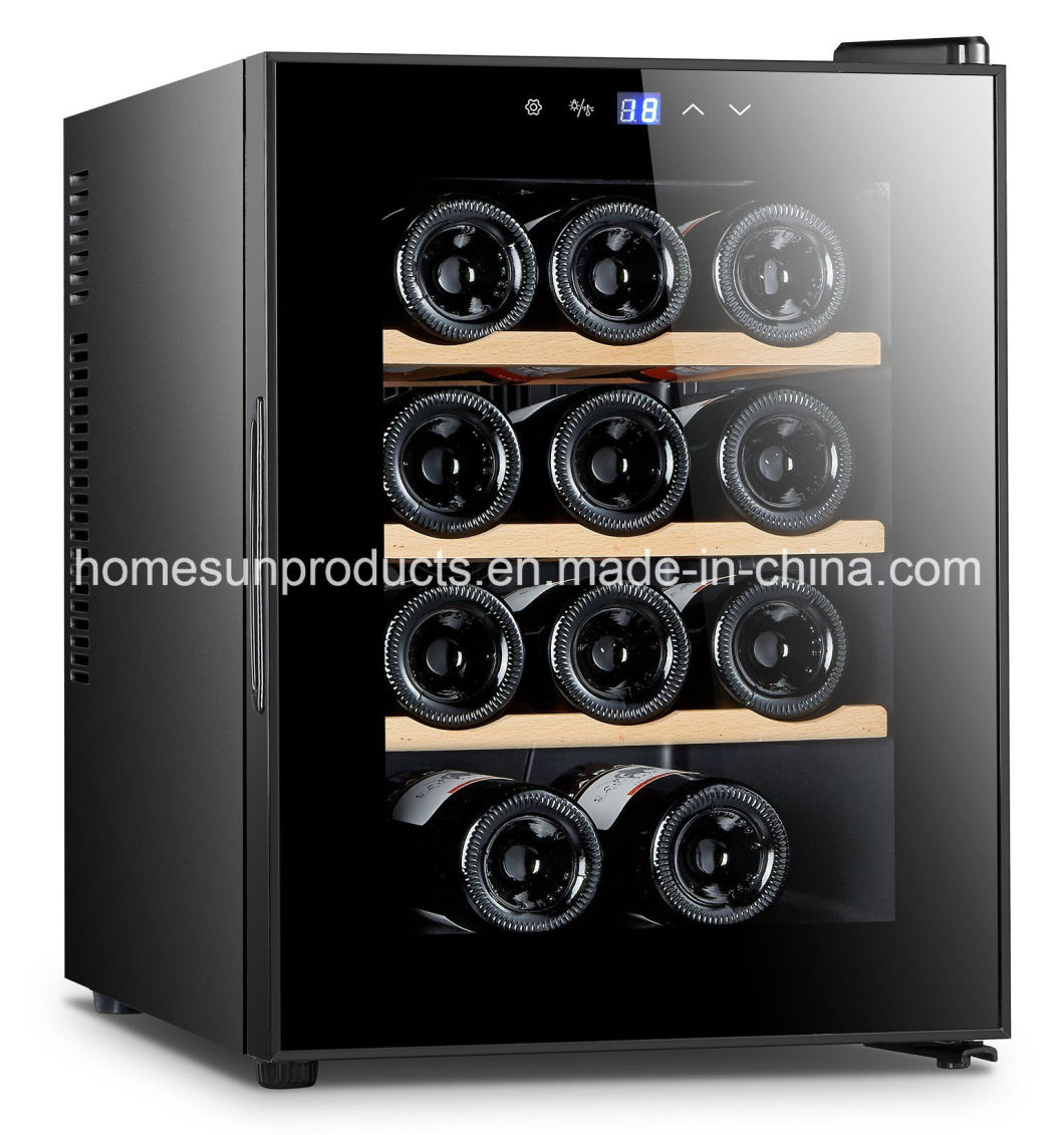 12bottles Thermoelectric Wine Cooler, with Wooden Racks