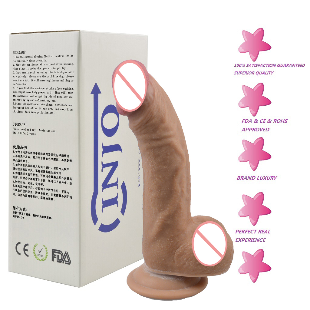 Dildo with Balls with Realistic Glans Penis G Spot Adult Sex Toys