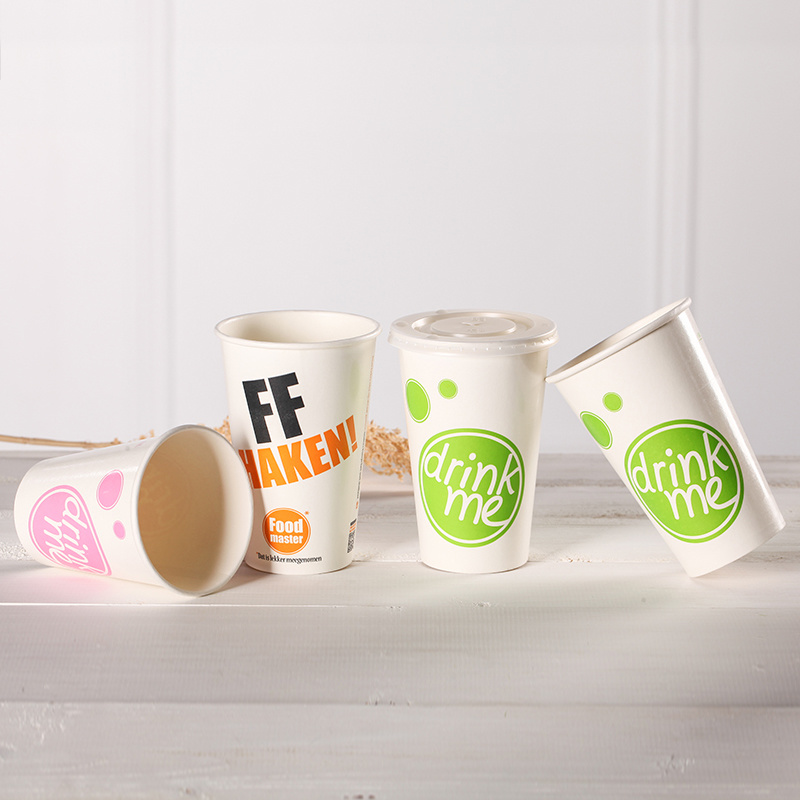 Custom Printed Disposable Cold Drinks Paper Cup