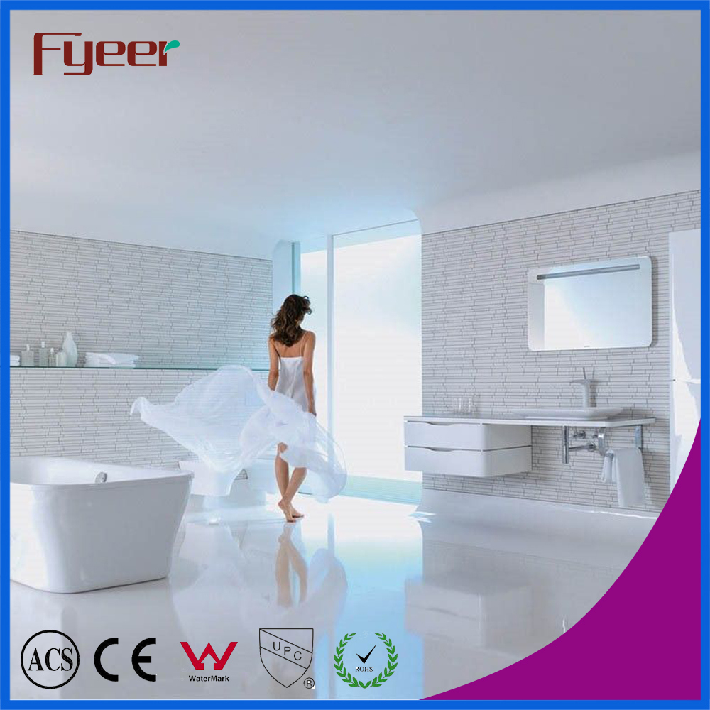 Fyeer Orb Design Wash Basin Faucet Bathroom Sink Hot&Cold Water Mixer Tap with Single Handle Washing Bibcock