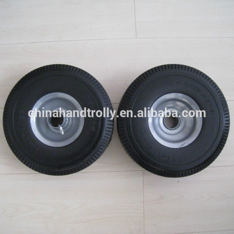 3.50-4 Flat Free PU Foam Wheel