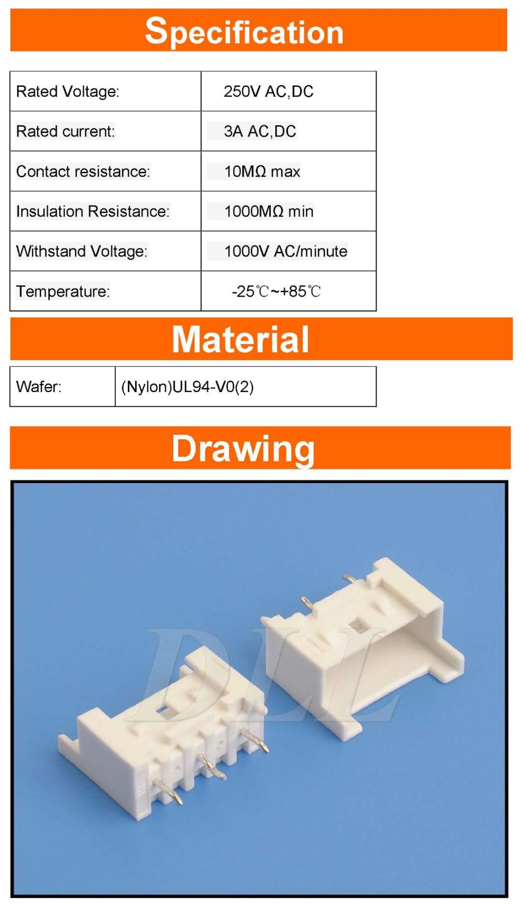 Mini-Lock Molex 53375 Electrical Pin Connector