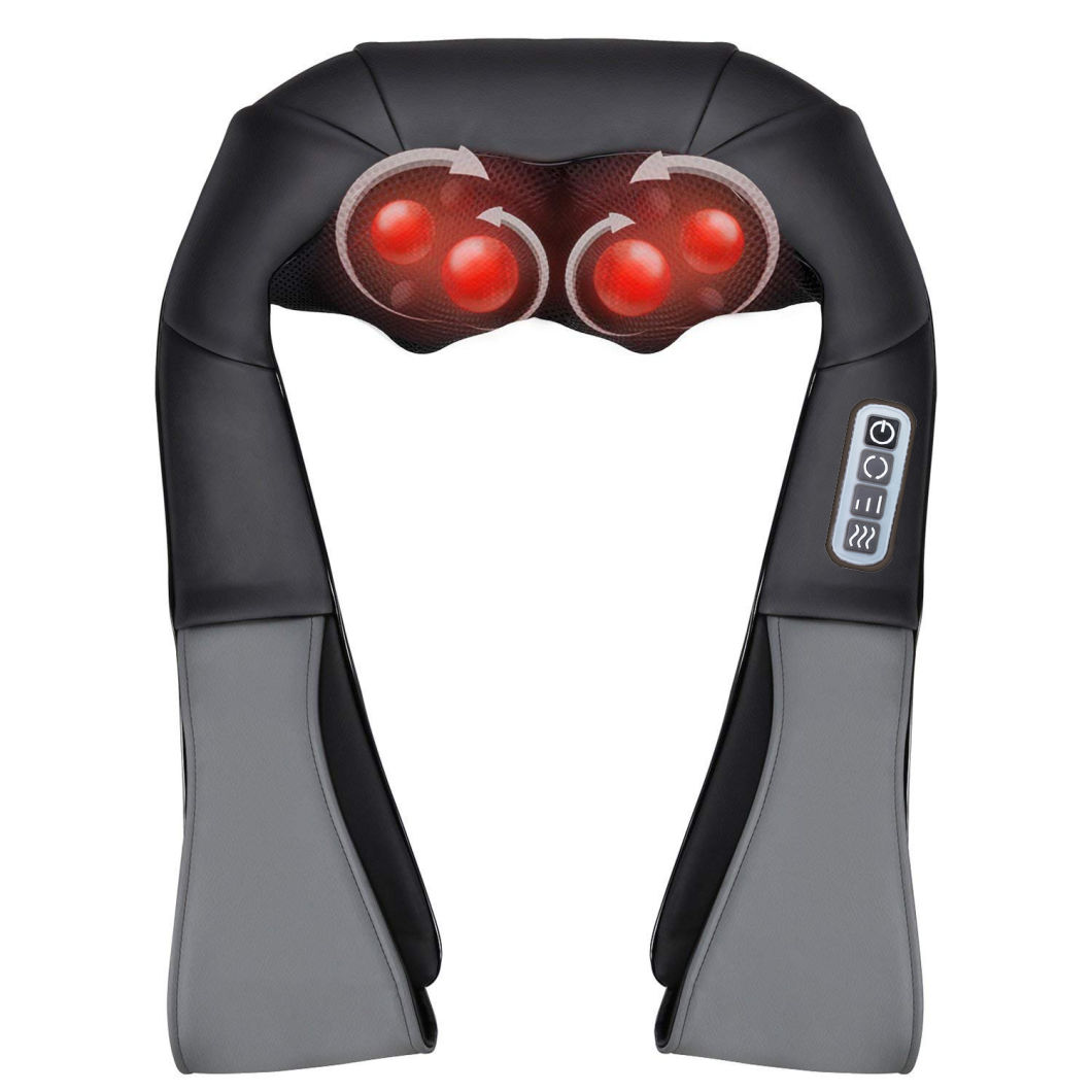 Neck and Shoulder Massage with Heat Deep Kneading Back Massager