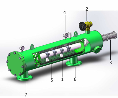 Hydraulic Horizontal Suction Filter Drip Irrigation