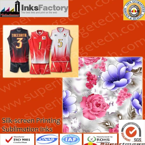 Offset Sublimation Ink for Fabric, T-Shirts, etc Printing.