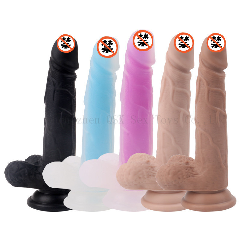 Male Sex Toy for Women Realistic Silicone Fake Penis 802