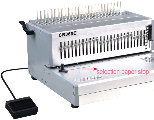 Electric Book Binder Comb Binding Machine (CB360E)