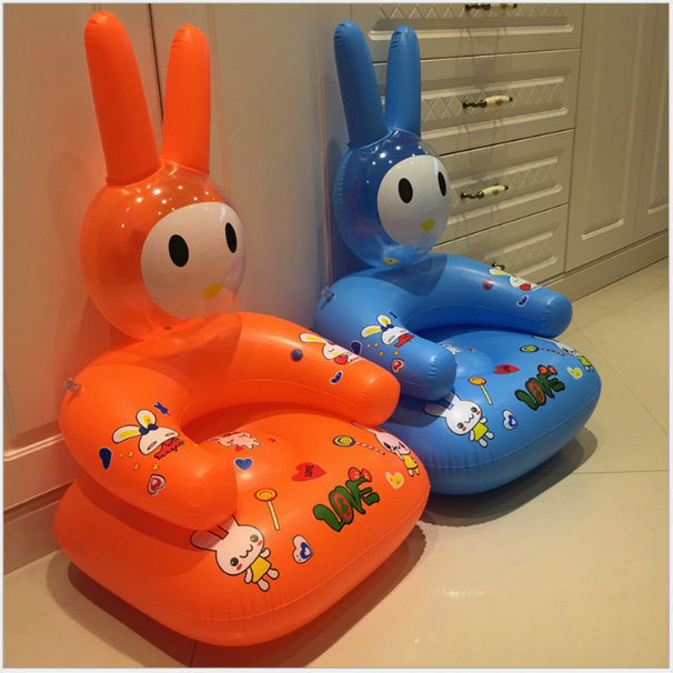 Funny PVC Inflatable Animal Sofa Chair for Kids