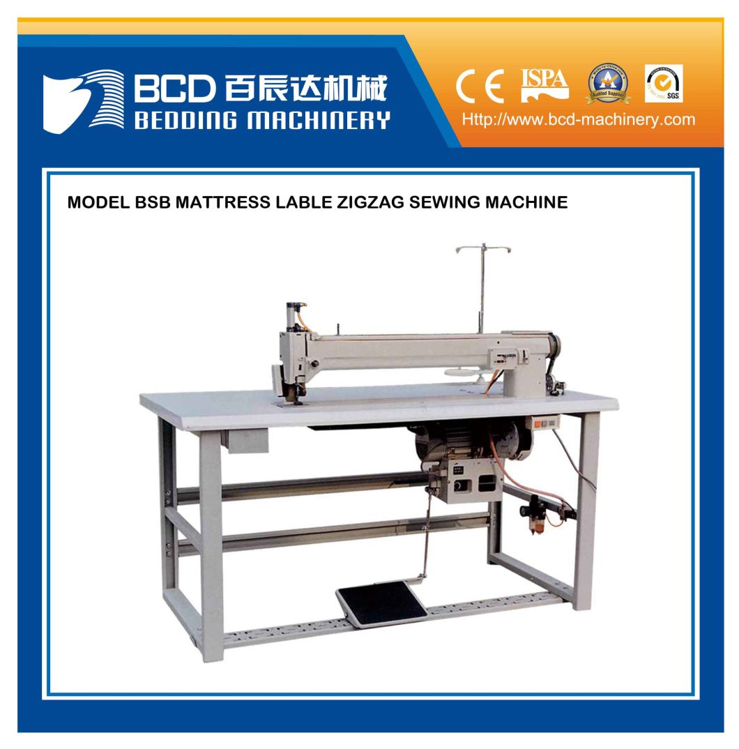 Mattress Sewing Machine for Mattress Label Zigzag