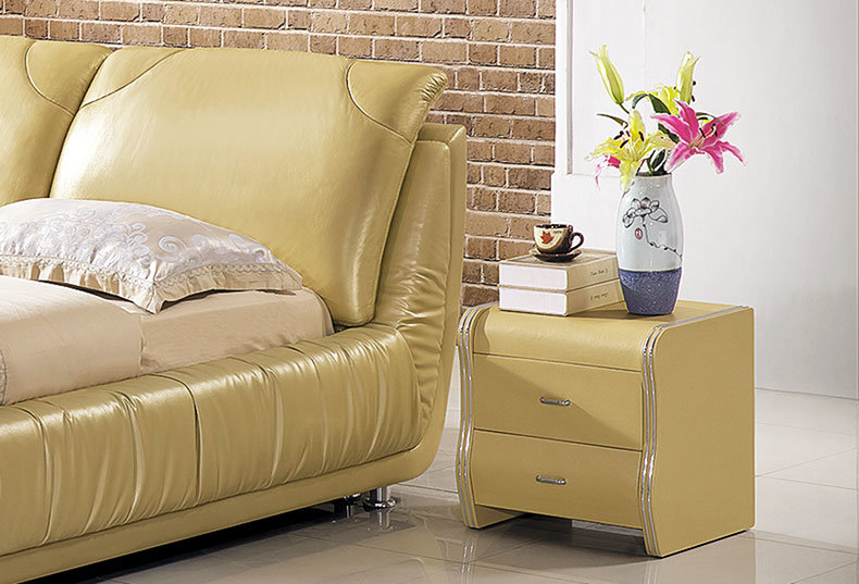 A935 Simple Modern Leather New Design Bed