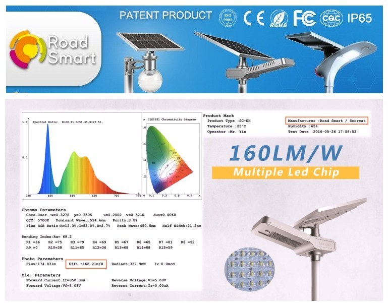 Outdoor Motion Sensor Light LED Solar Products with Panel