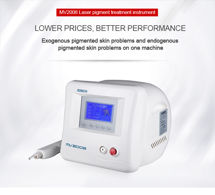ND YAG Beauty Machine Q-Switched Laser Age Pigment Removal