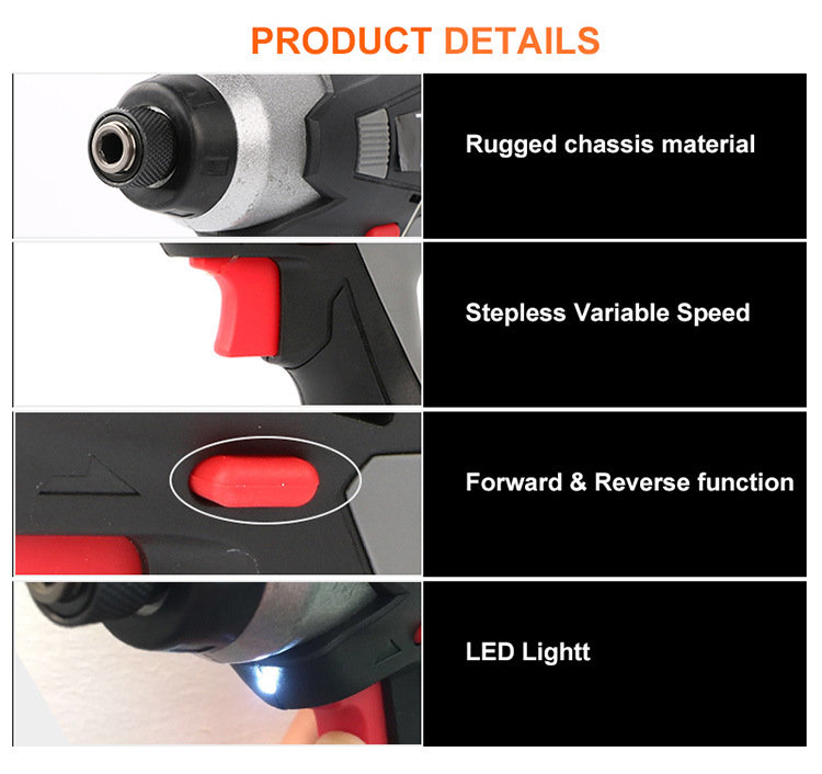 12V Electric Screwdriver Drill Mini Cordless Screwdriver