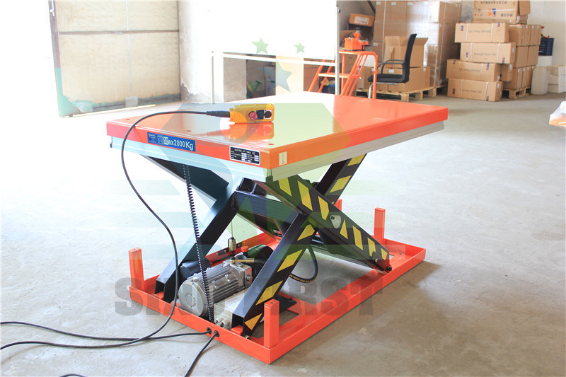 Customized Hydraulic Electric Scissor Table Lift Equipment