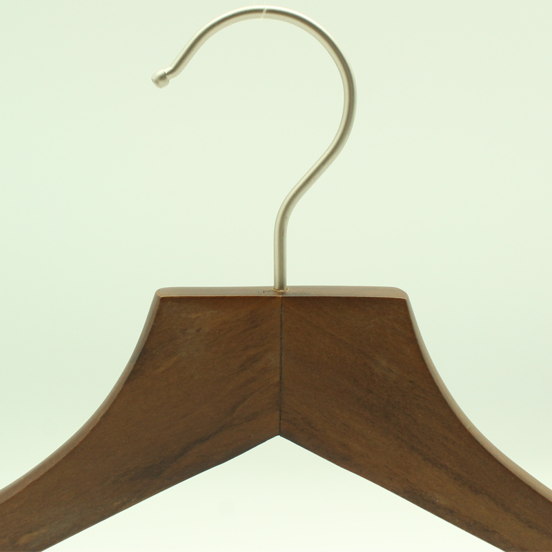 Yeelin Flat Neck Wooden Hanger for Shirt or Jacket