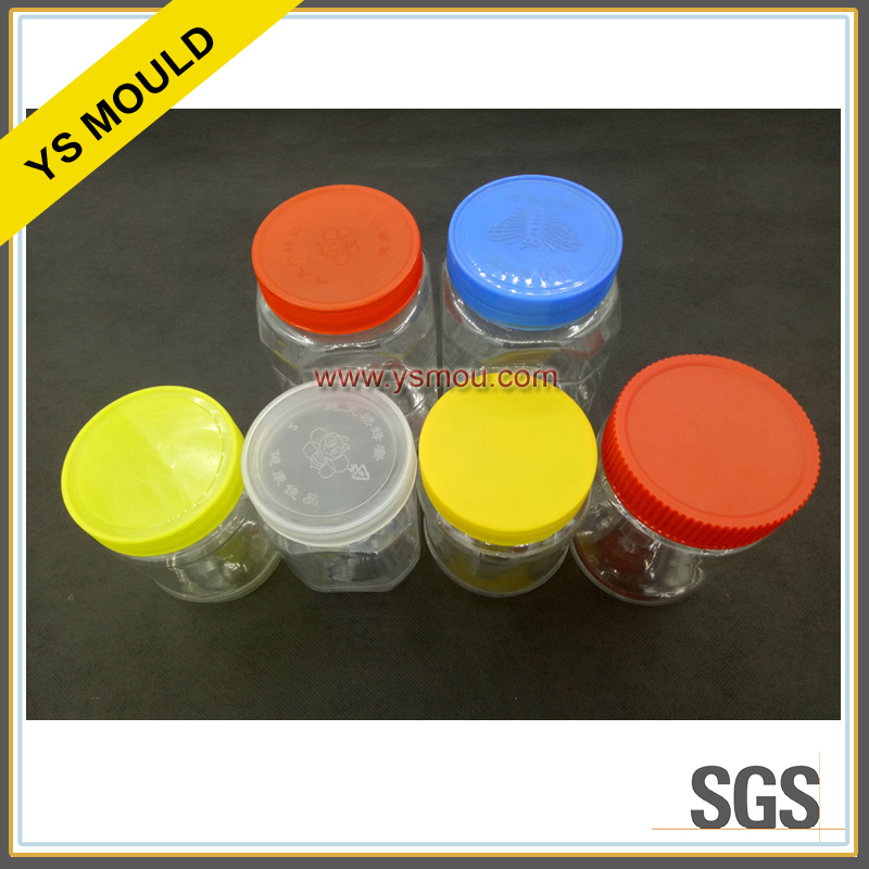 Plastic Food Packing Can with Lid Mould