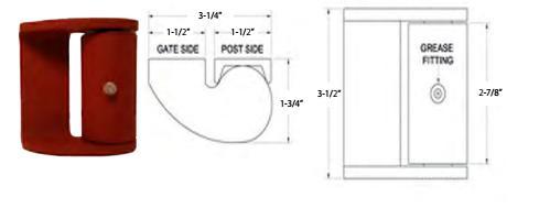 RF Heavy Duty Mount-Bearing Weld on Hinge OEM Style