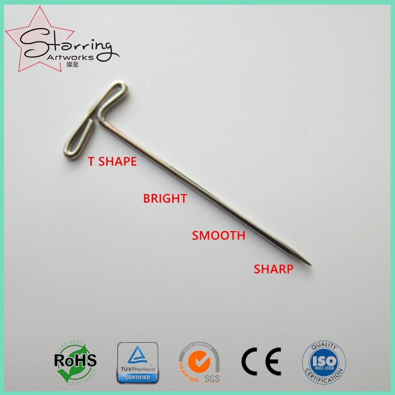 Professional Fabrication 5 Sizes Stainless Steel T Head Straight Pin