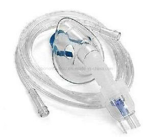 Adult Face Breathing Mask Disposable Nebulizer Mask with Tube