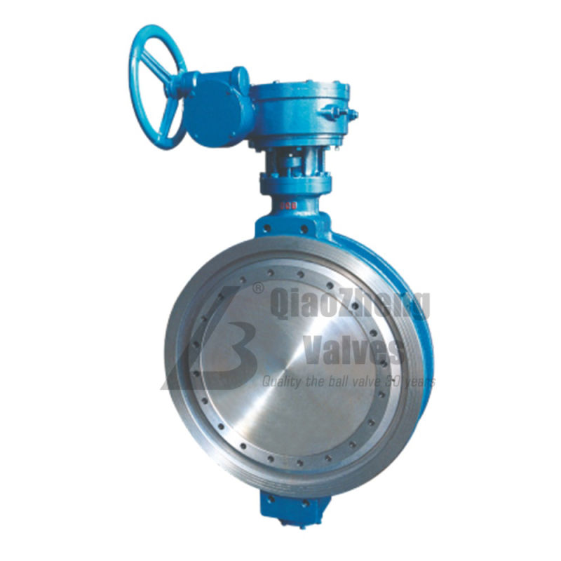 Worm Gear Wafer Multi-Layer Metal Seal Cast Steel Triple Offset Three-Eccentric Butterfly Valve D373hy