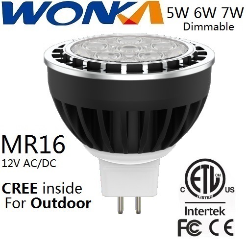 CREE LED MR16 Dimmable Spotlight Bulb for Outdoor Lighting