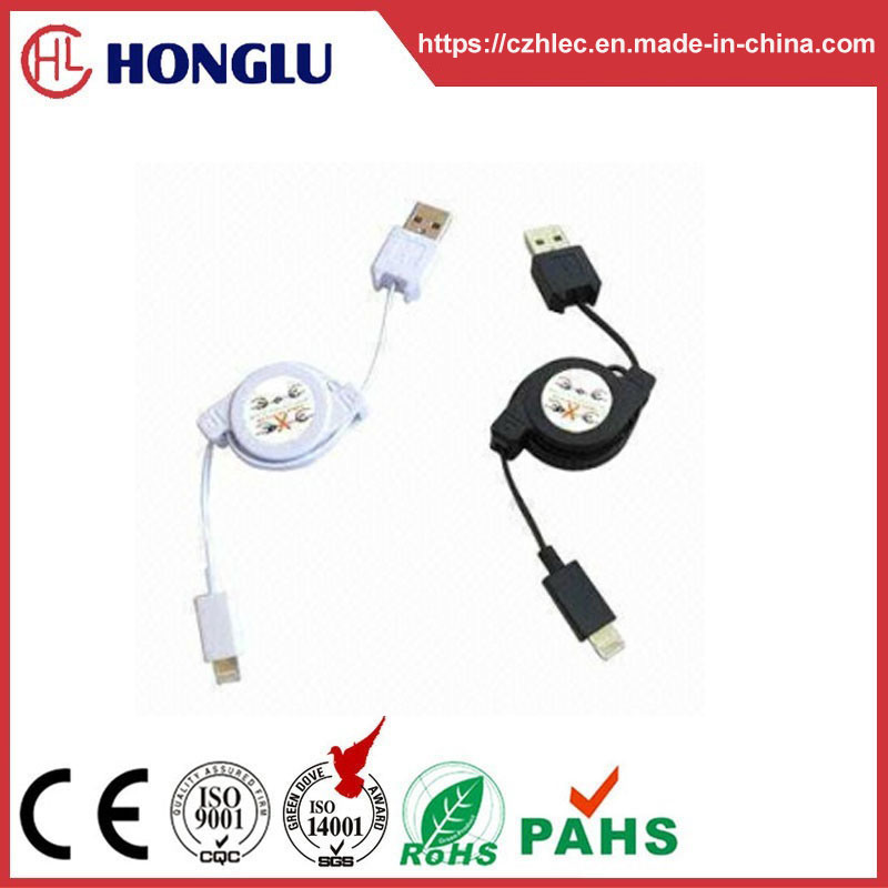 Practical Retractable Data USB Cable for Computer with RoHS