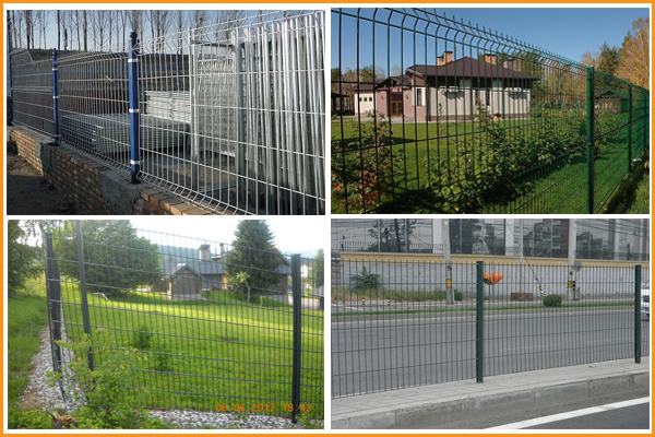 PVC Coated Welded Wire Mesh Fence