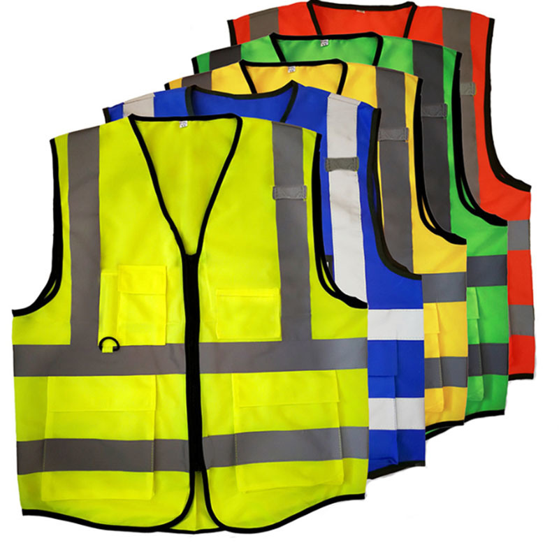 100% Polyester Knitting Filament High Quality Safety Vest