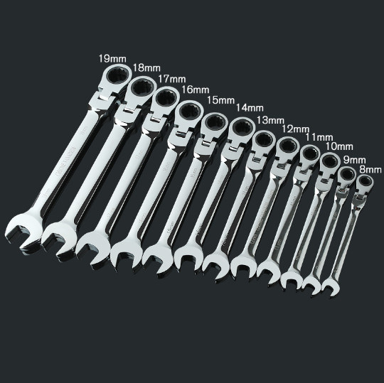 6-24mm Activities Ratchet Gears Wrench Set Flexible Open End Wrenches Repair Tools to Bike Torque Wrench Spanner