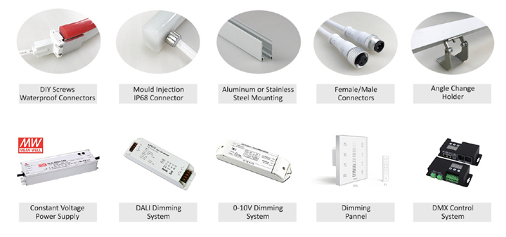 Ce RoHS Approved Low Voltage Round Shape LED Strip