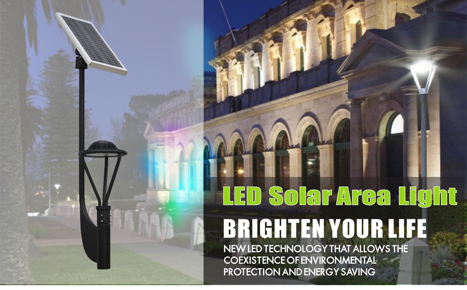 High Power 30W Solar Yard Lights with 3years Warranty